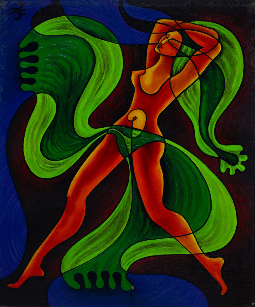 Belly-dancer- Zetun Jebor Cosmic Painting