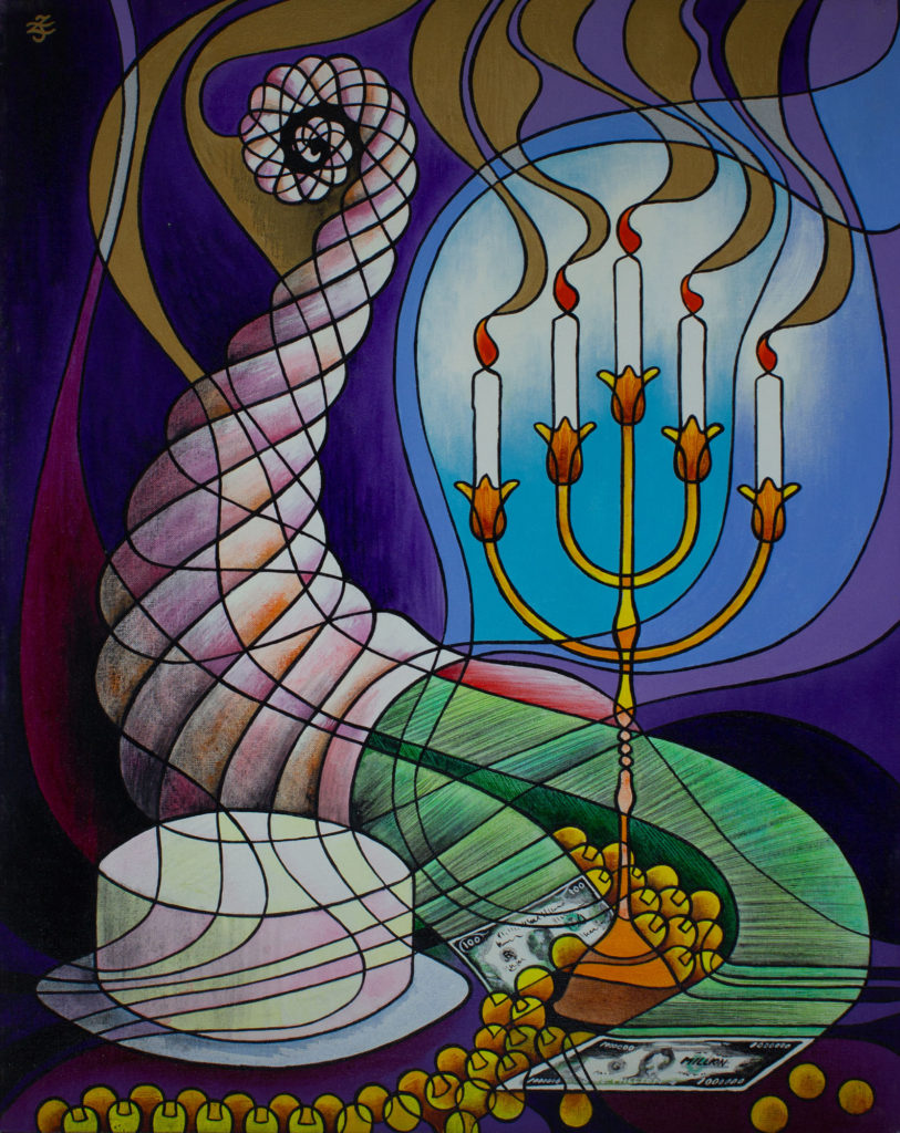 Zetun Jebor Cosmic Painting- Symbolic Still-Life