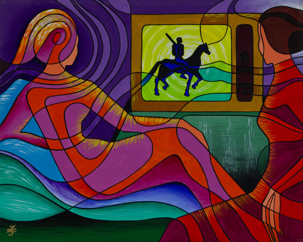 Zetun Jebor Cosmic Painting- The Horse Opera