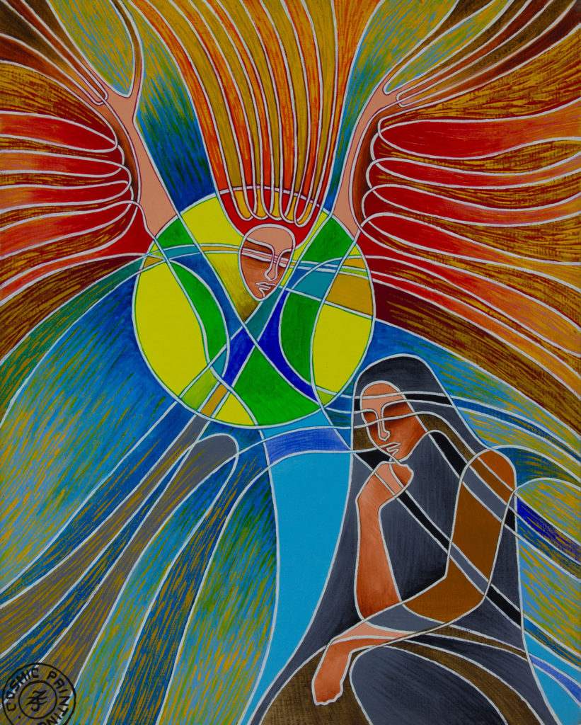 Zetun Jebor Cosmic Painting- Rise up and Shine