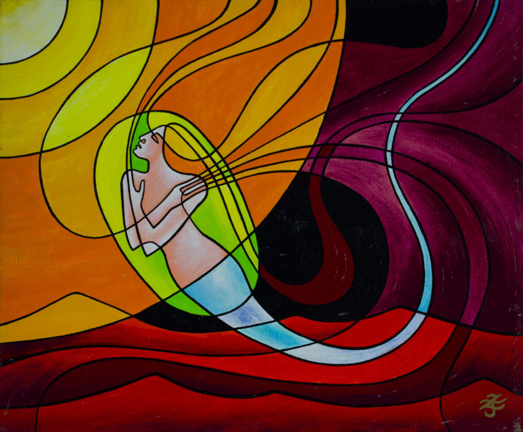 Zetun Jebor Cosmic Painting- Mother, here I come