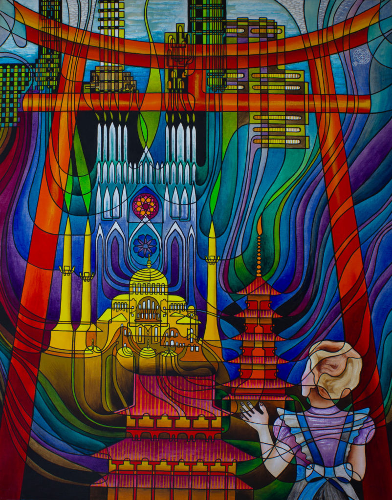 Zetun Jebor Cosmic Painting- Looking Westward