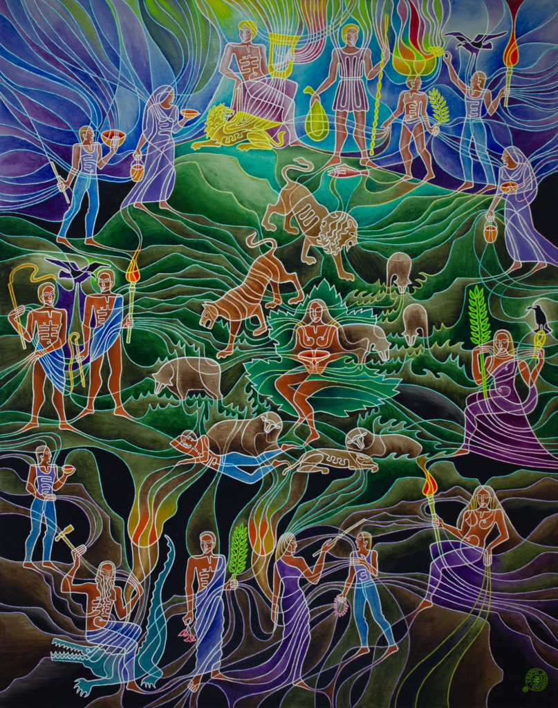 Zetun Jebor Cosmic Painting- Journey of Consciousness