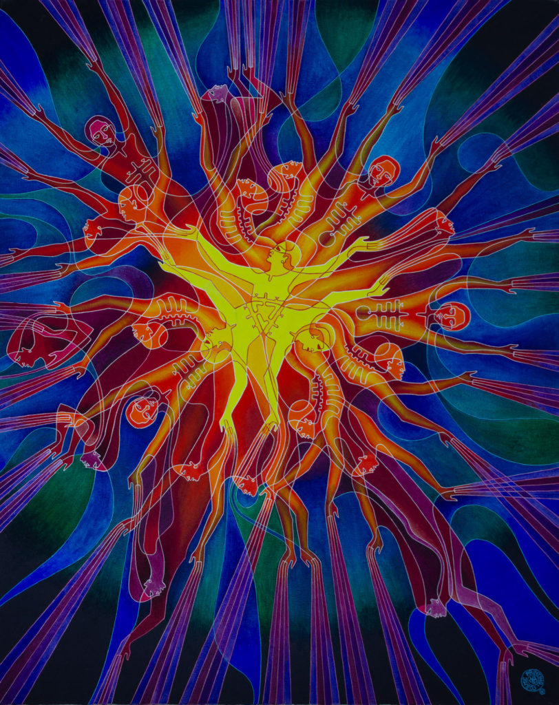 Zetun Jebor Cosmic Painting-The Rapture of Fission