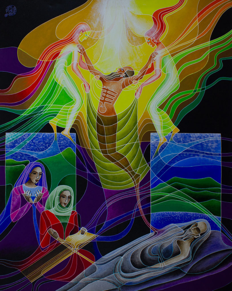 Zetun Jebor Cosmic Painting- The Second Birth