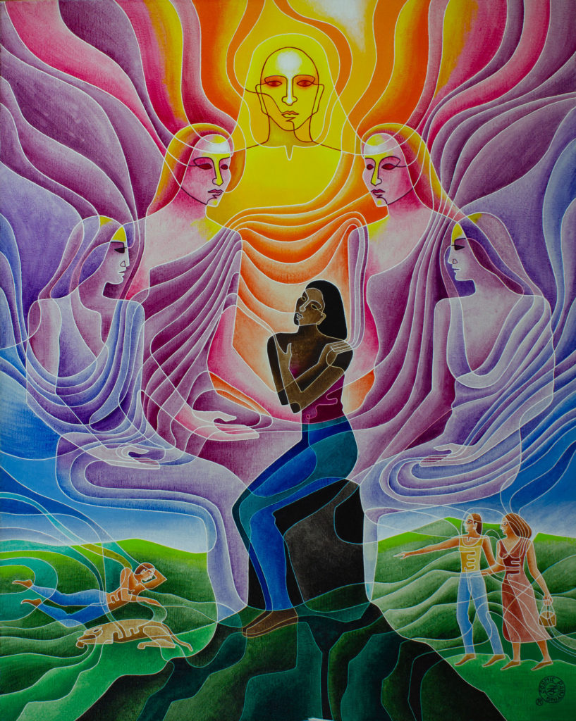 Zetun Jebor Cosmic Painting- Self-Communion