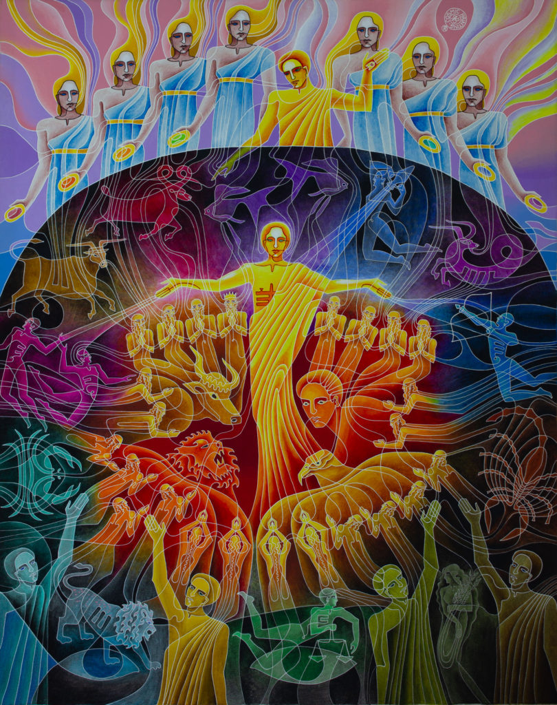 Zetun Jebor Cosmic Painting- The Crucified God