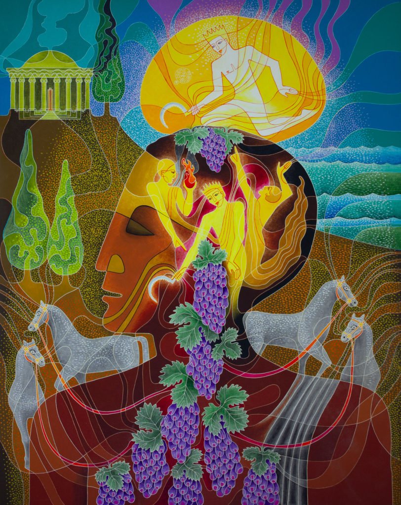 Zetun Jebor Cosmic Painting- The Harvest