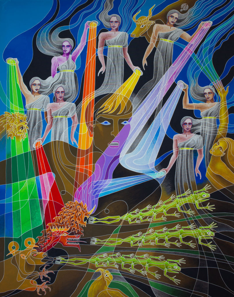 Zetun Jebor Cosmic Painting- The Seven Purges