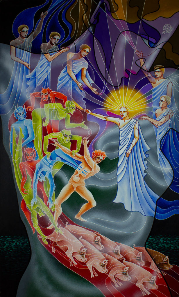 Zetun Jebor Cosmic Painting- cleansing the Subconscious Mind