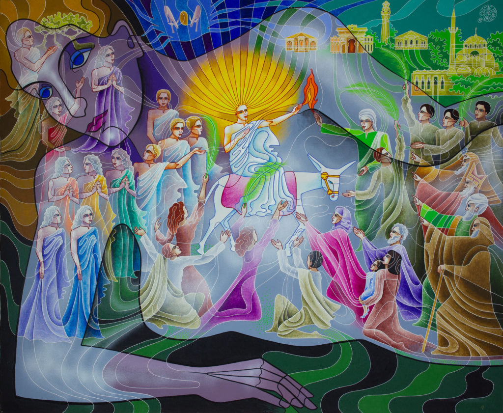 Zetun Jebor Cosmic Painting- Triumphal Procession