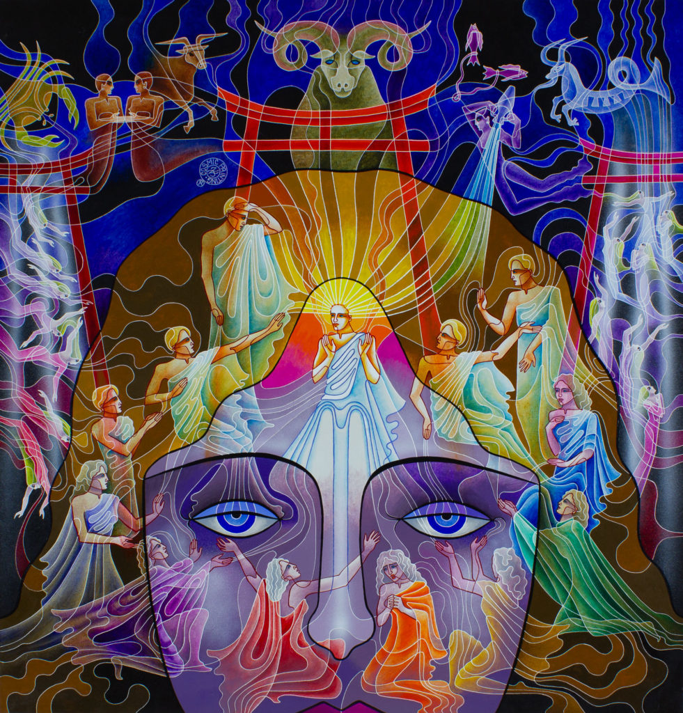 Zetun Jebor Cosmic Painting- The Mystic Communion